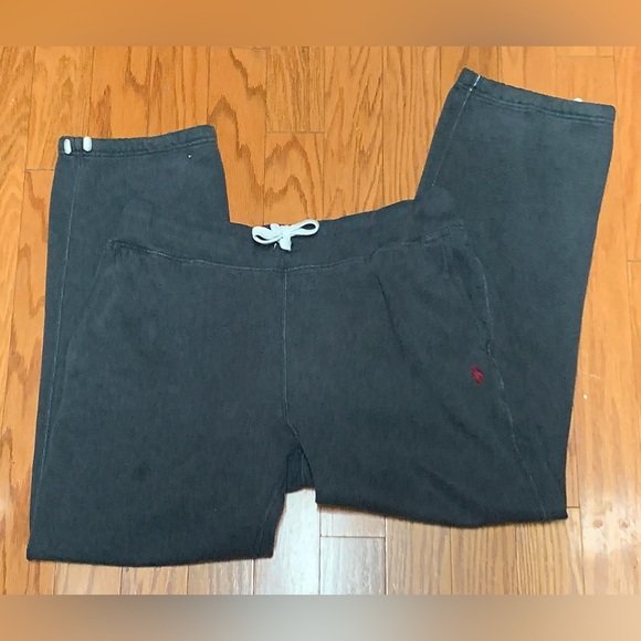 Men’s Medium Polo Ralph Lauren Dark Heather Grey Cotton Drawstring Sweatpants - Picture 11 of 16